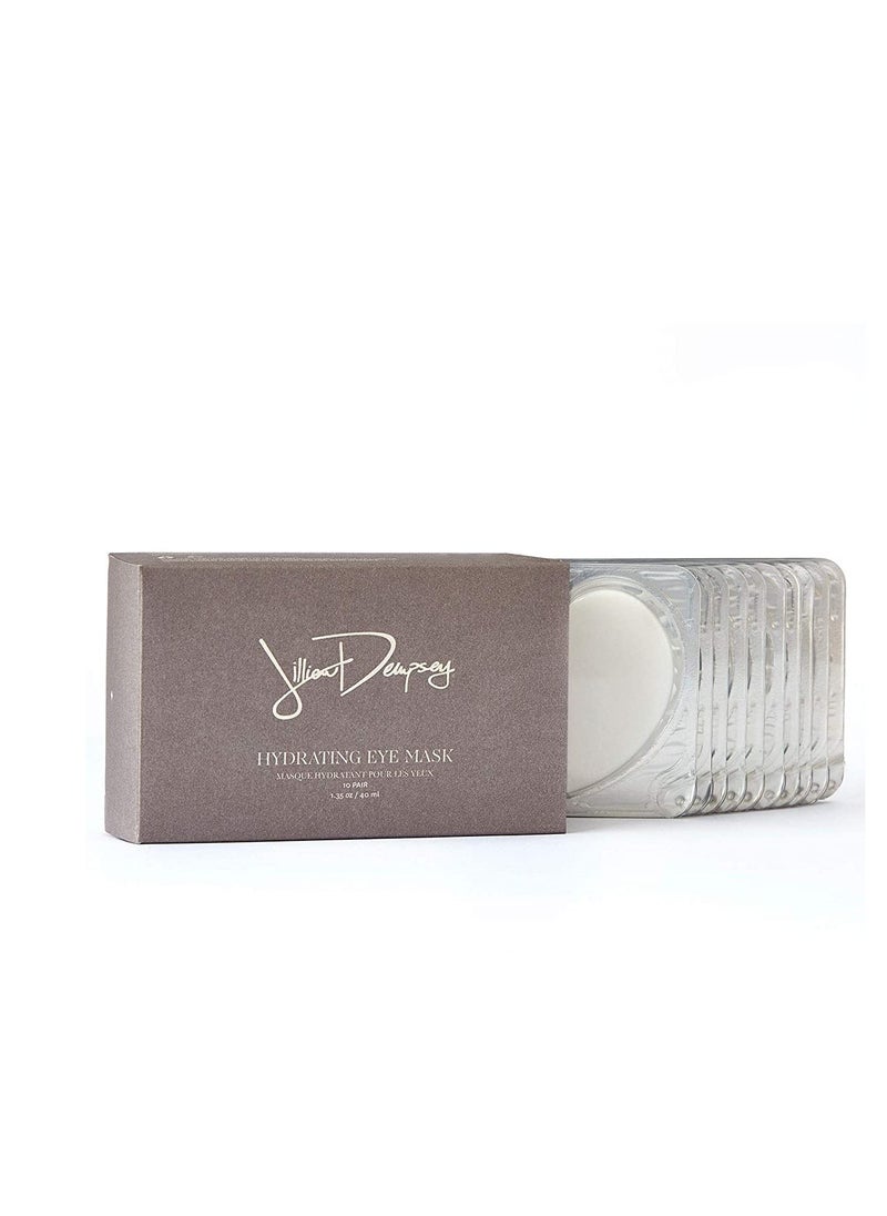 Jillian Dempsey Eye Masks: 100% Natural Under Eye Mask to Hydrate, Sooth, Plump, and Minimize Fine Lines and Wrinkles I Pack of 10