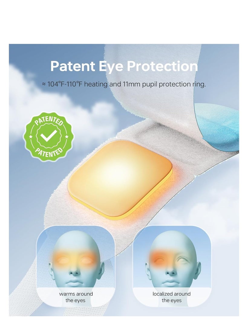 Hyaluronic Acid Self Heating Warm Compress for Eyes, Heated Eye Mask for Fast Relief of Dry Eyes, 14 Pack Steam Eye Mask, Moisturizing & Highly Effective Steam Eye Mask