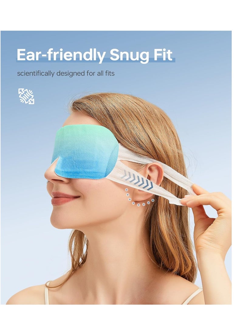 Hyaluronic Acid Self Heating Warm Compress for Eyes, Heated Eye Mask for Fast Relief of Dry Eyes, 14 Pack Steam Eye Mask, Moisturizing & Highly Effective Steam Eye Mask
