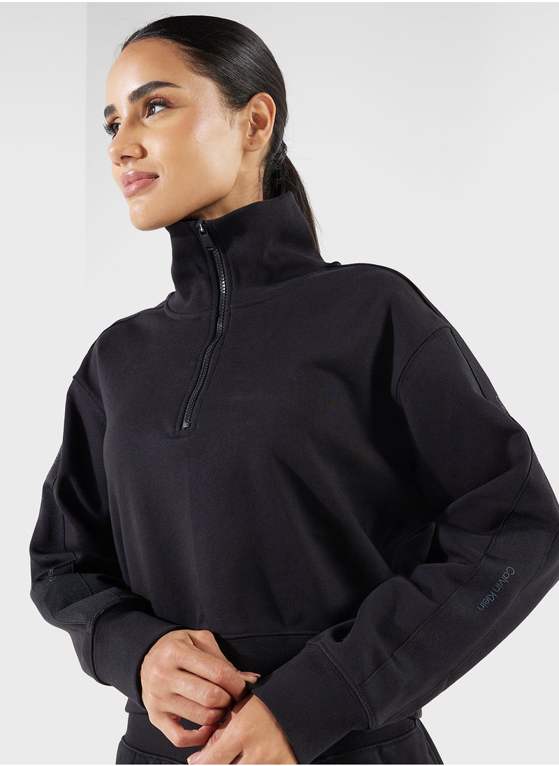 PW - 1/4 ZIP SWEATSHIRT