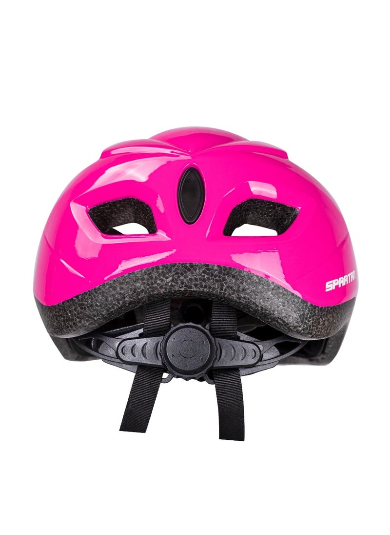 Spartan Helmet for Kids, Safety Helmet for Skateboard, Cycling, Roller Skating, Bicycle - Pink