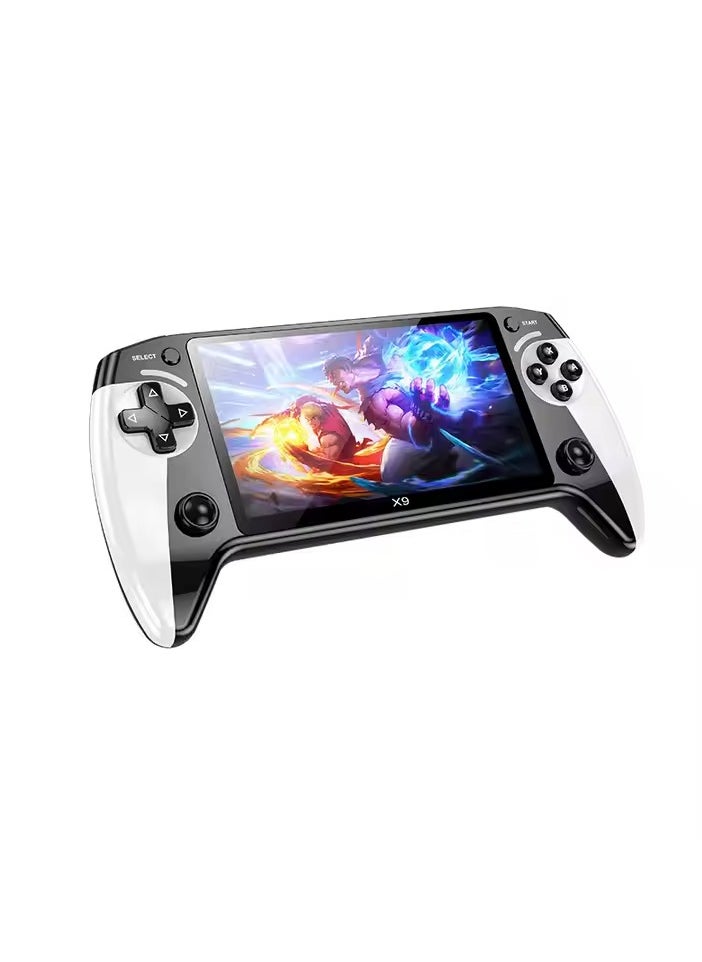 X9 Handheld Game Console – 5.5 Inch HD Display, 1500mAh Rechargeable Battery, Portable Retro Gaming System, Multifunctional Features for Classic Games, Perfect for On-the-Go Entertainment