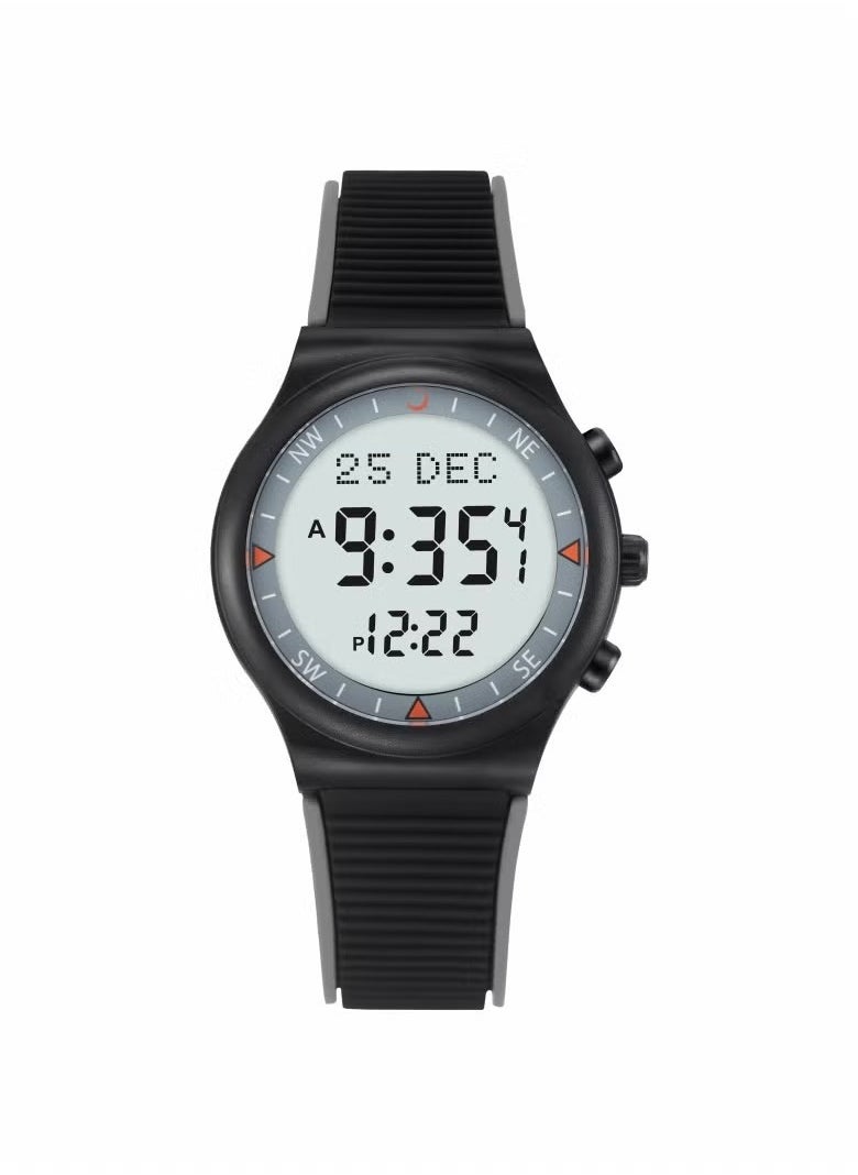 Water Resistant Digital Watch WY-16W Gray Black