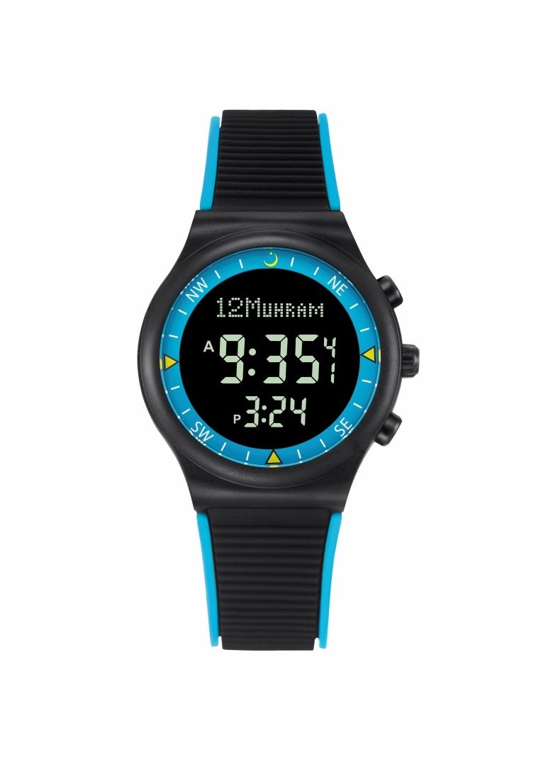 Water Resistant Digital Watch WY-16B Bule Black