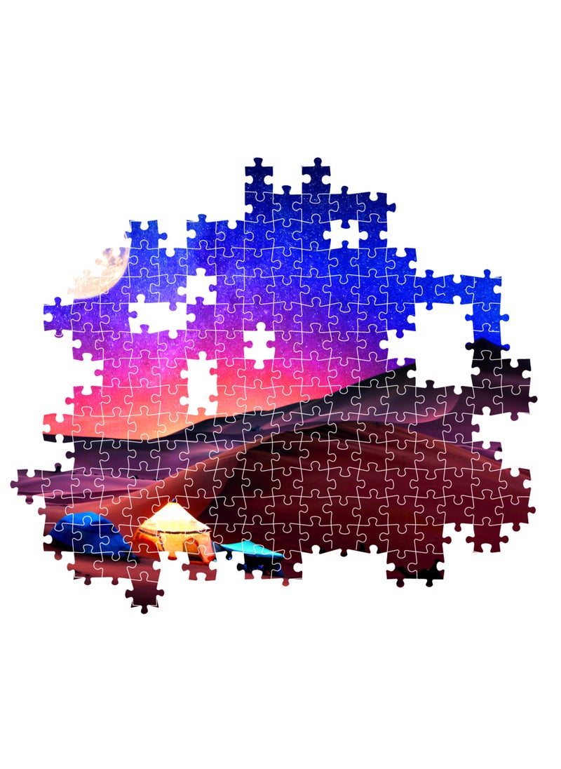 Clementoni Puzzle HQC Peace-Starry Night 500 Pieces | Jigsaw Puzzle | Puzzle for Adults | Challenging Puzzle | Perfect for Stress Reliever and Puzzle Lovers | Made in Italy