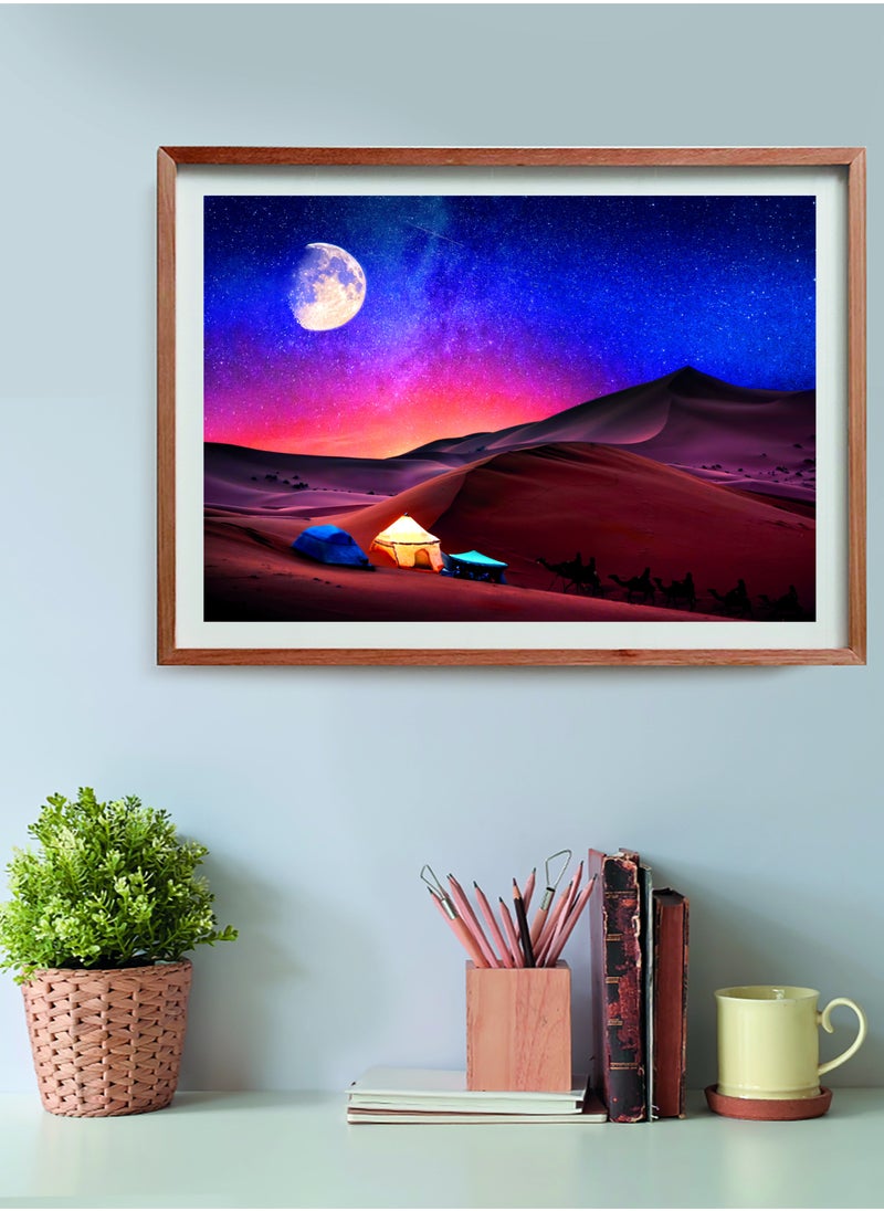 Clementoni Puzzle HQC Peace-Starry Night 500 Pieces | Jigsaw Puzzle | Puzzle for Adults | Challenging Puzzle | Perfect for Stress Reliever and Puzzle Lovers | Made in Italy