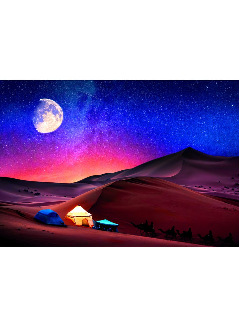 Clementoni Puzzle HQC Peace-Starry Night 500 Pieces | Jigsaw Puzzle | Puzzle for Adults | Challenging Puzzle | Perfect for Stress Reliever and Puzzle Lovers | Made in Italy