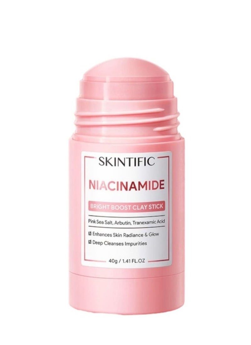 Niacinamide bright boost mask stick 40g whitening skin care black heads