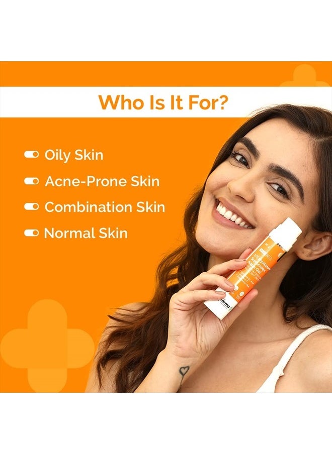 1% Hyaluronic Sunscreen Aqua Ultra Light Gel with SPF 50 PA++++ UV A, UV B & Blue Light Protection 50g