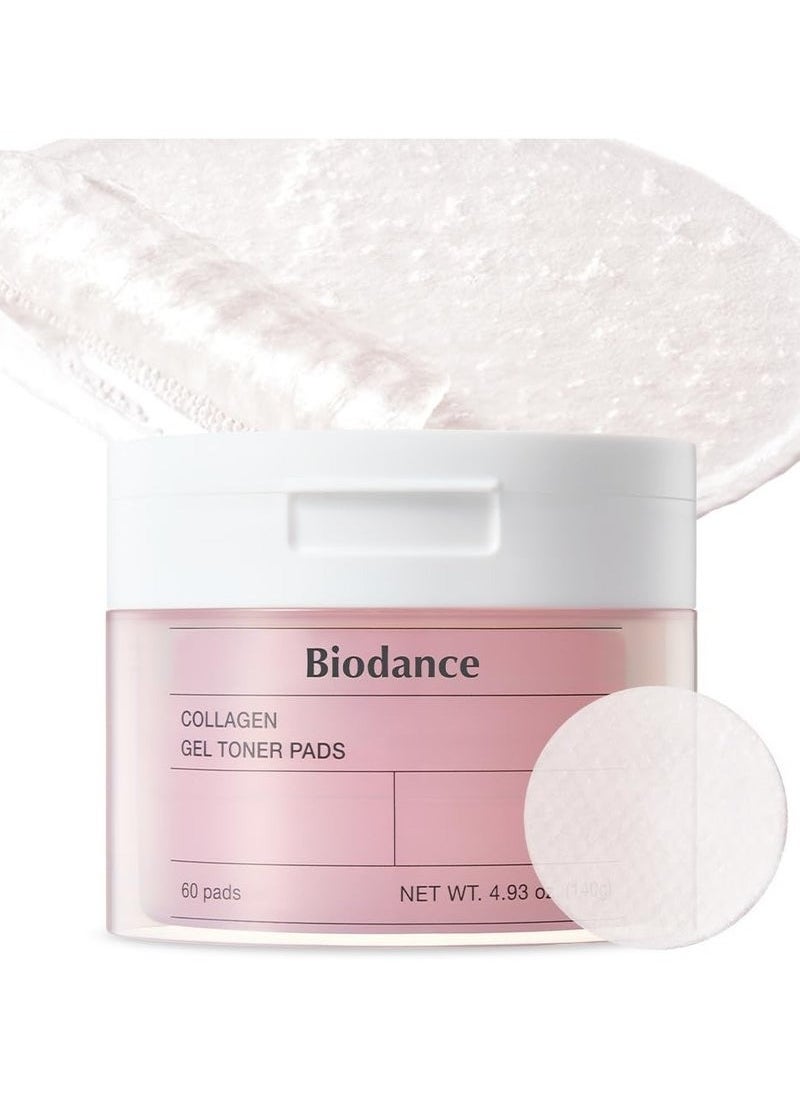 Biodance Collagen Gel Toner Pads 4.93 fl.oz.(140g), 60Pads