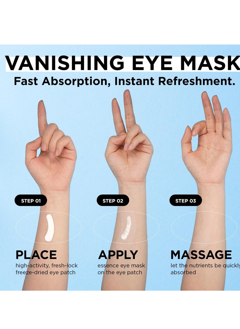 Dongyu Collagen Under Eye Patches: Anti-aging Firming Collagen Eye Masks with Lying Energy - Freeze-dried Anti Wrinkle Eye Pads - Puffy Eyes Treatment with Caffeine Hyaluronic Acid Peptides - 4 Pairs