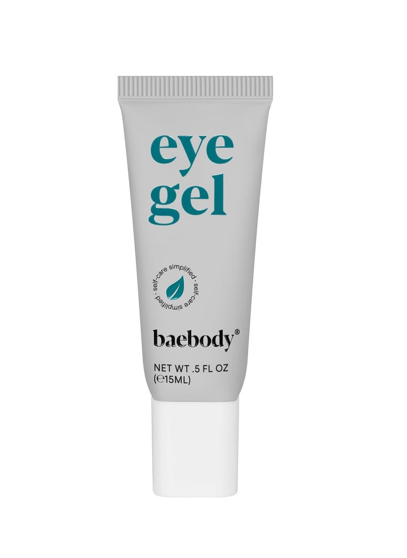 Baebody Critically Acclaimed Eye Gel - Advanced Cooling Under Eye Cream For Dark Circles and Puffiness - Anti Aging and Hydrating - Beauty Gifts for Women, Travel Size (15 ml/0.5 fl oz)