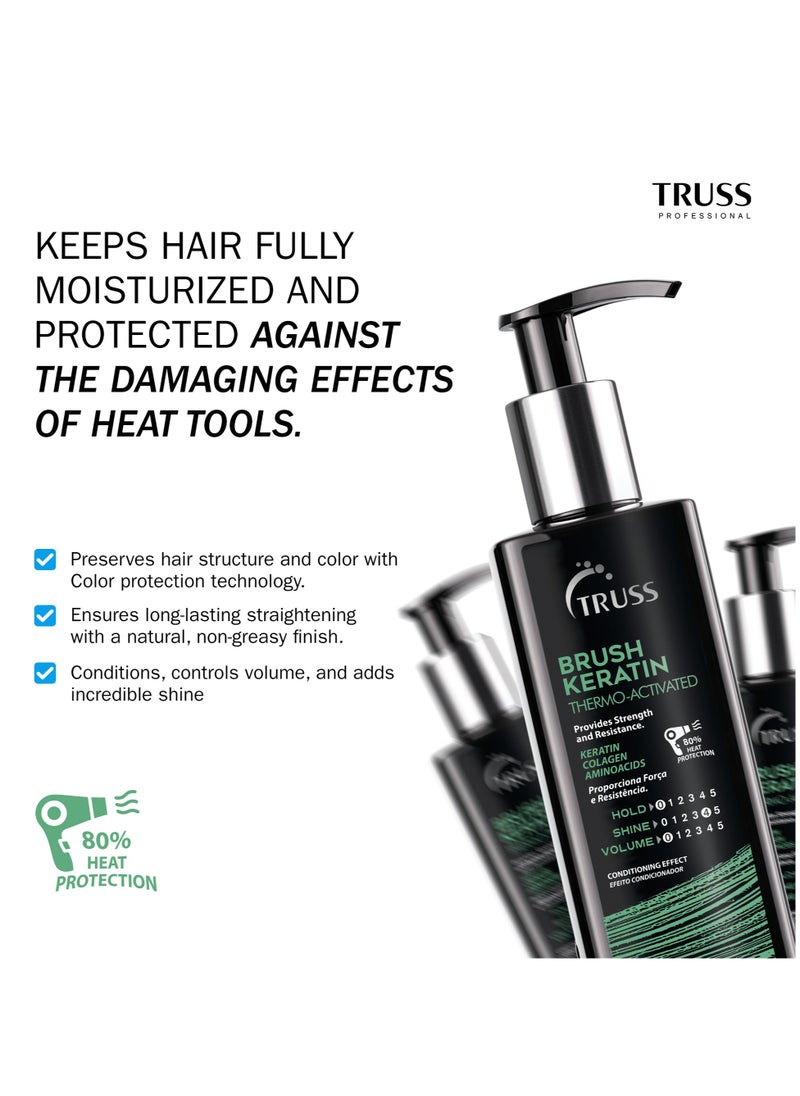 Truss Professional Blond Shampoo and Conditioner (300 ML) Each with Leave-In Gel Cream (250 ML) - TRIO SET