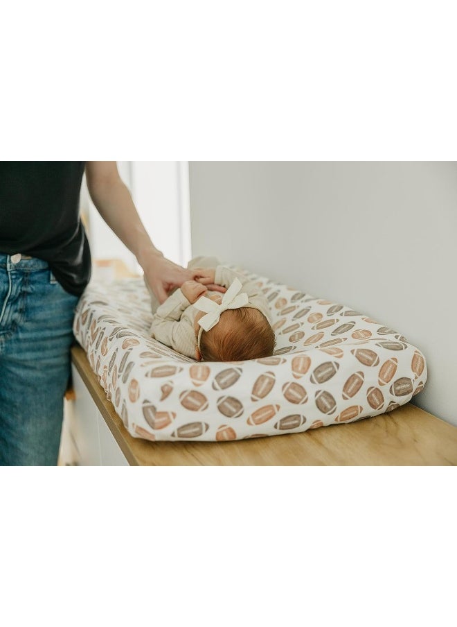 Copper Pearl Premium Knit Diaper Changing Pad Cover 'Blitz'