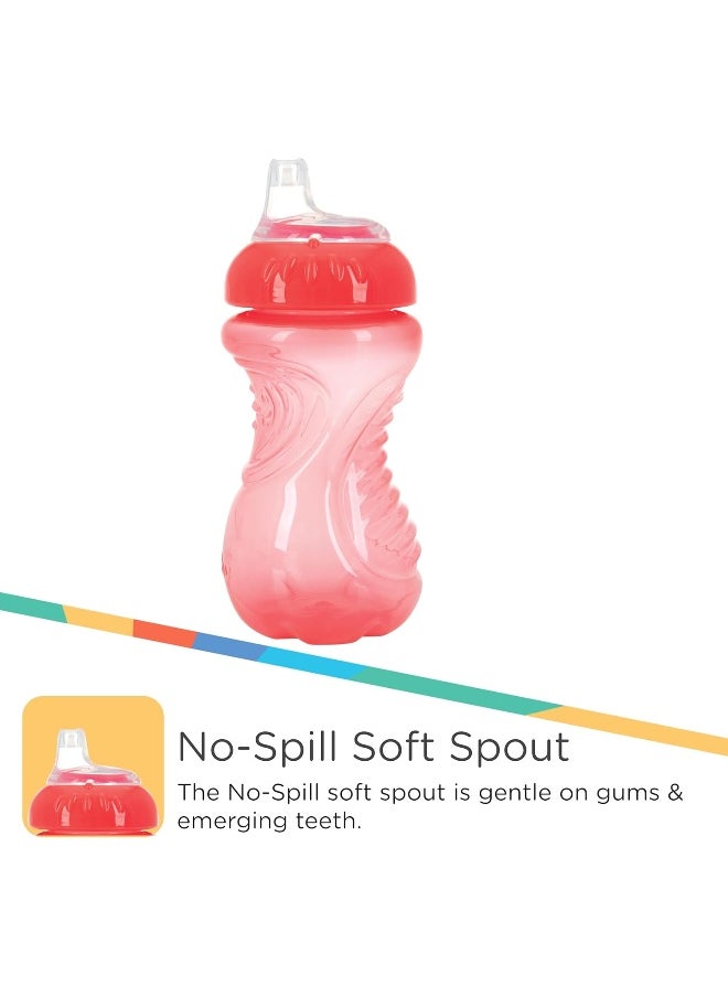 Nuby 3 Pack No Spill Toddler Sippy Cups