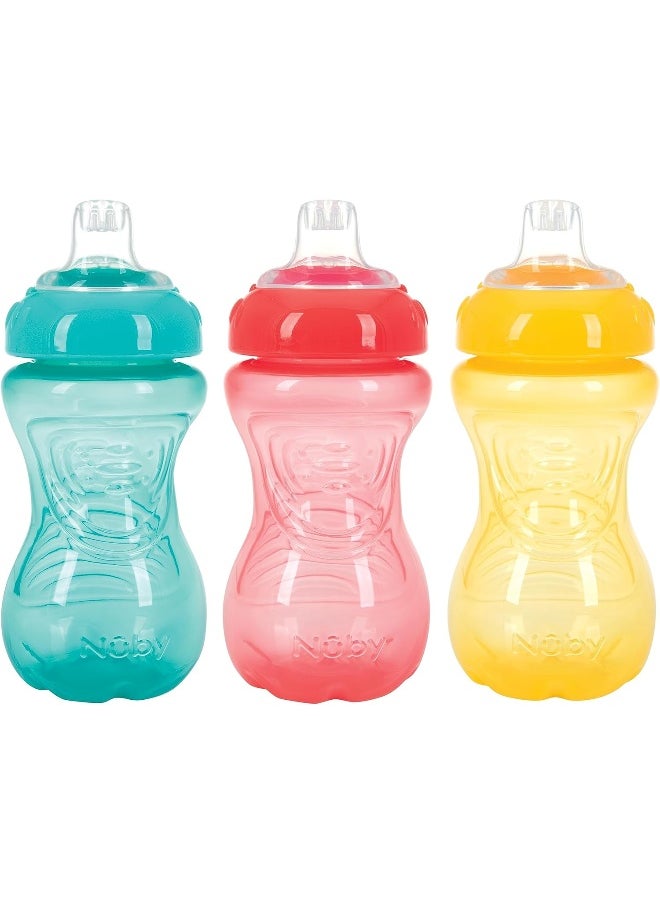 Nuby 3 Pack No Spill Toddler Sippy Cups