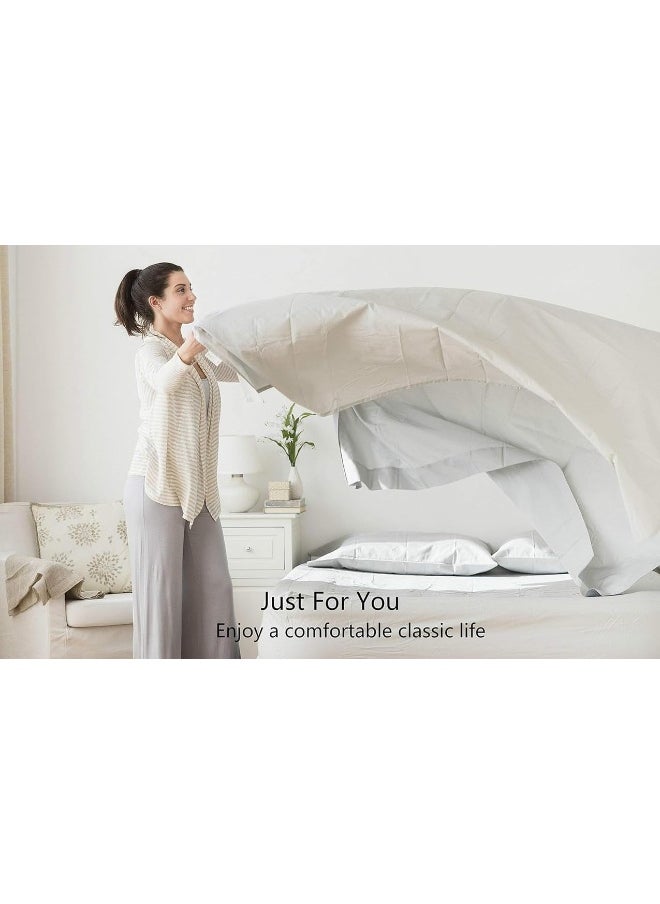 5 Pcs Aqua Split Cal King Bed Sheet Set for Adjustable 800 TC 100% Cotton split sheet set Extra Soft Sateen Weave Upto 18'' Deep Pockets - Easy Fit - 5 Piece Set - Bedding Sheets & Pillowcases