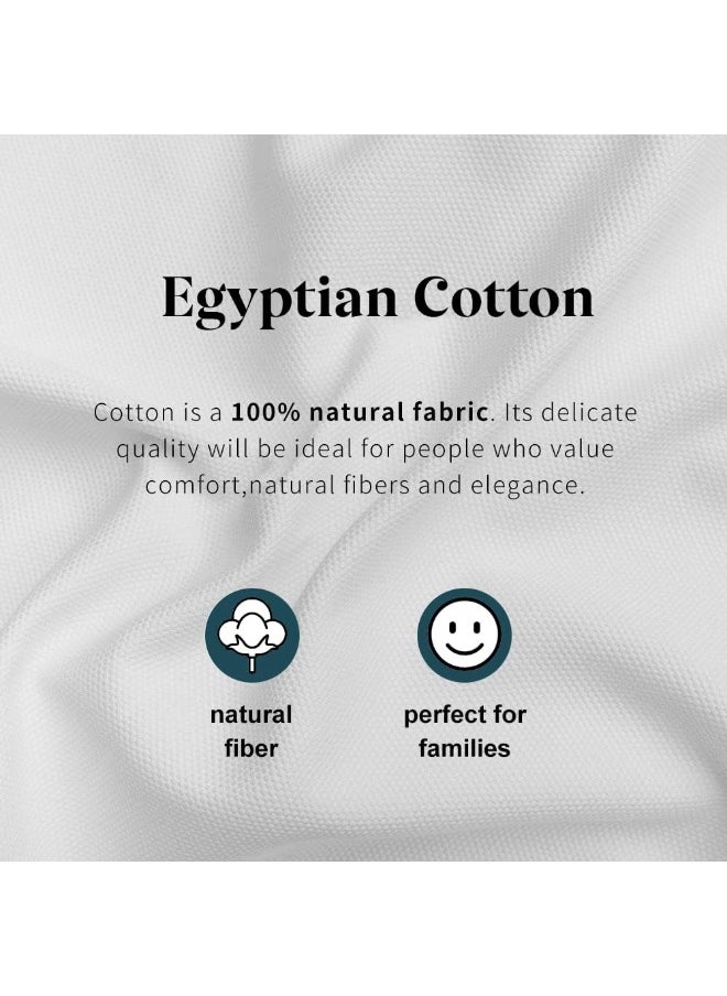 Split Head Flex King Sheet Set - 100% Cotton, 600 Thread Count Cooling Sheets, Hotel Luxury Top Split King Sheets Set for Adjustable Bed, 4 Piece Flex Head King 34