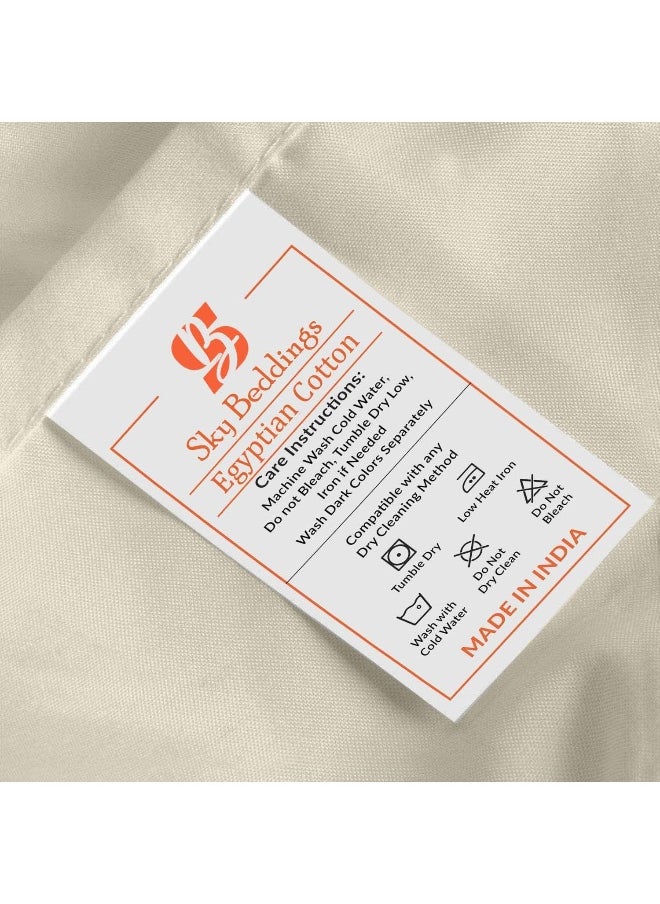Split Head Flex King Sheet Set - 100% Cotton, 600 Thread Count Cooling Sheets, Hotel Luxury Top Split King Sheets Set for Adjustable Bed, 4 Piece Flex Head King 34