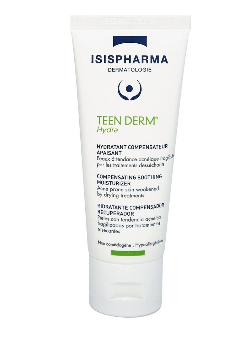 Teen Derm Hydra Compensating Soothing Moisturizer for Acne Prone Skin 40ml