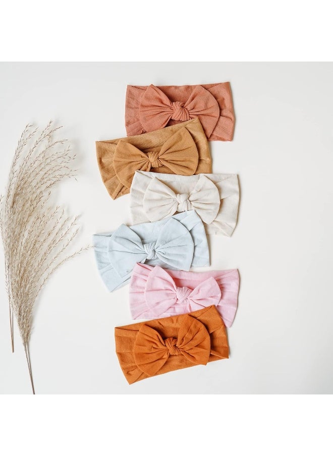 Prohouse 20PCS Baby Nylon Headbands Hairbands Hair Bow Elastics for Baby Girls