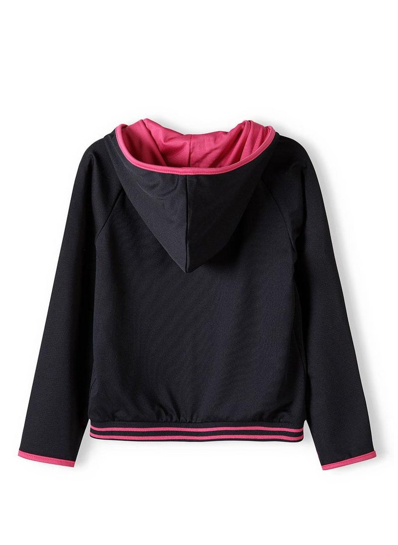 Teen Girls Hooded Zip Thru