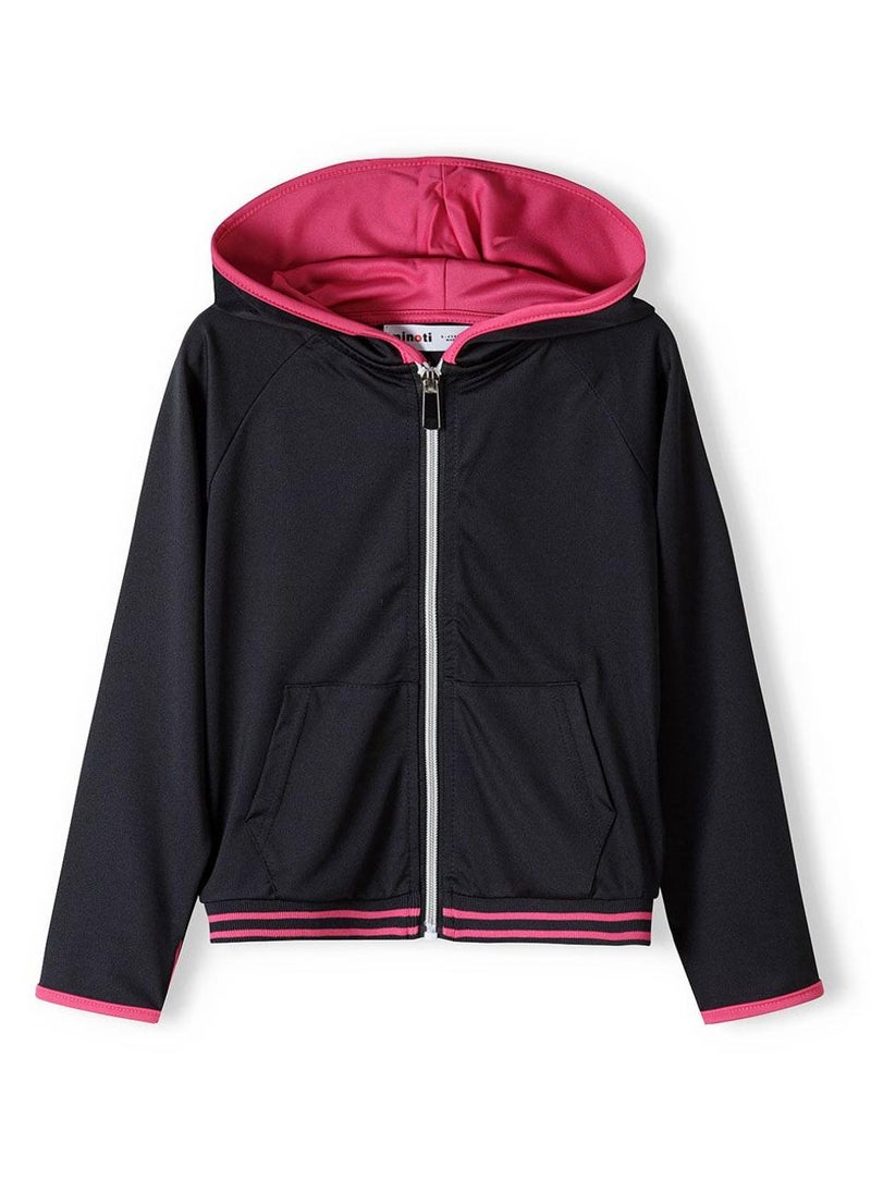 Teen Girls Hooded Zip Thru