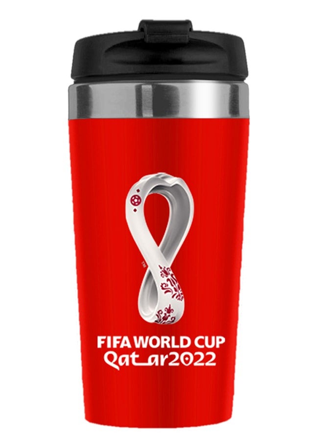 World Cup 2022 Printed Travel Mug with Lid Stainless Steel Spain