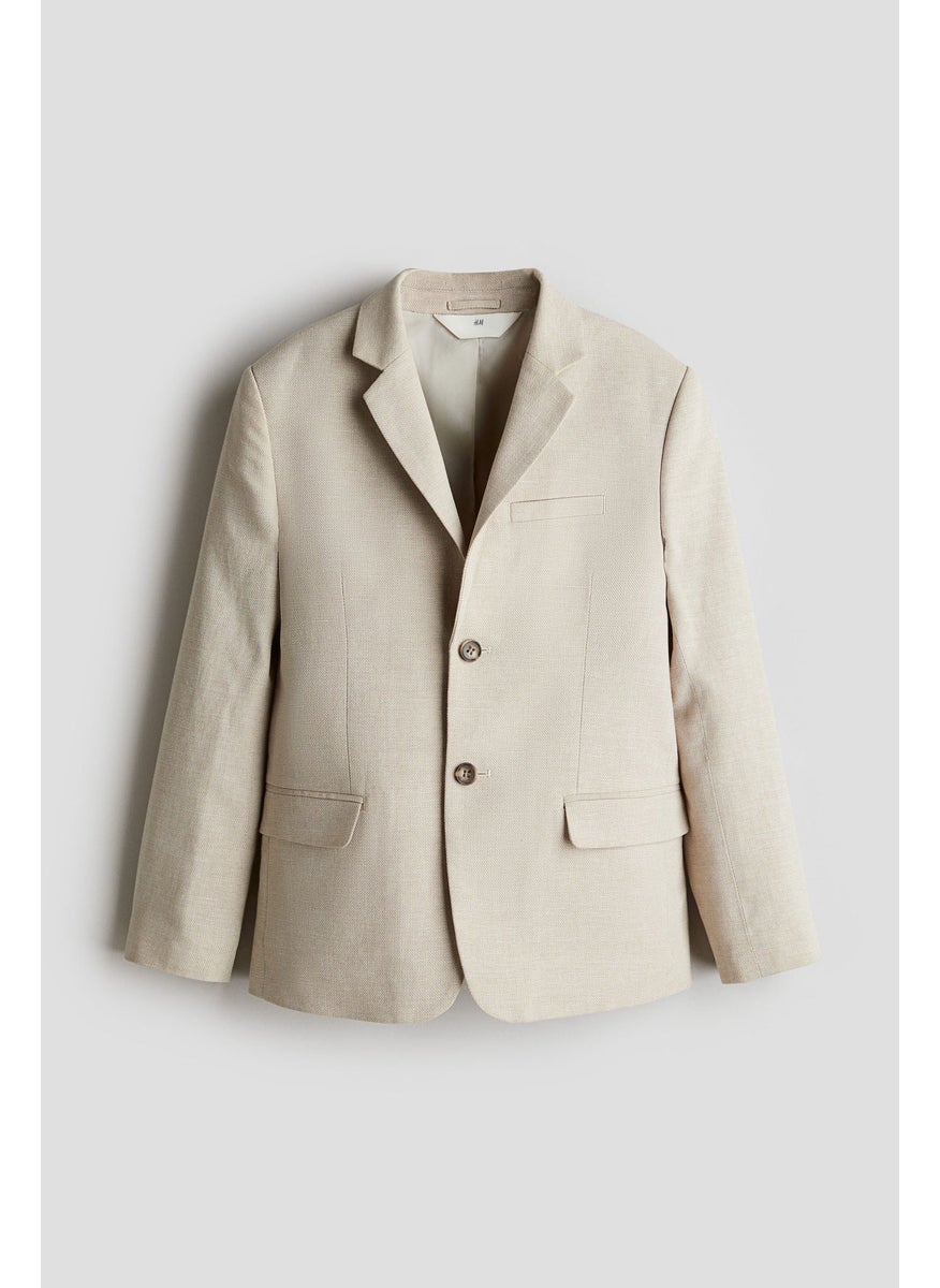 Linen-Blend Jacket