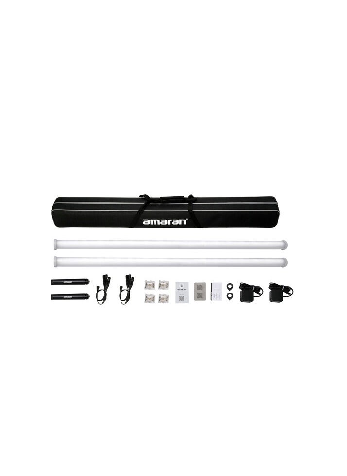 amaran PT2c RGB LED Pixel Tube Light (2', 2-Light Production Kit)