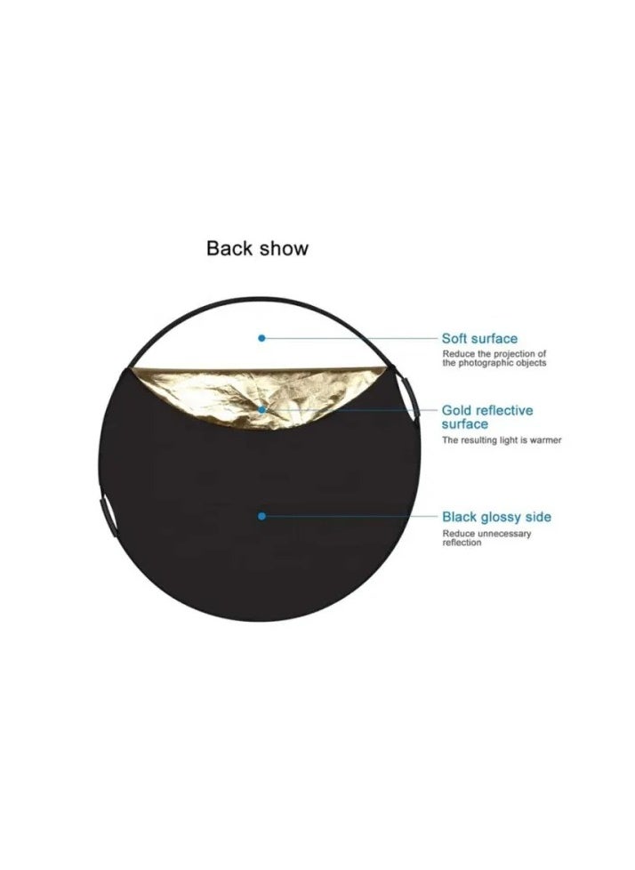 Promage 5-in-1 Reflector 107cm – Portable Light Control for Photography & Video