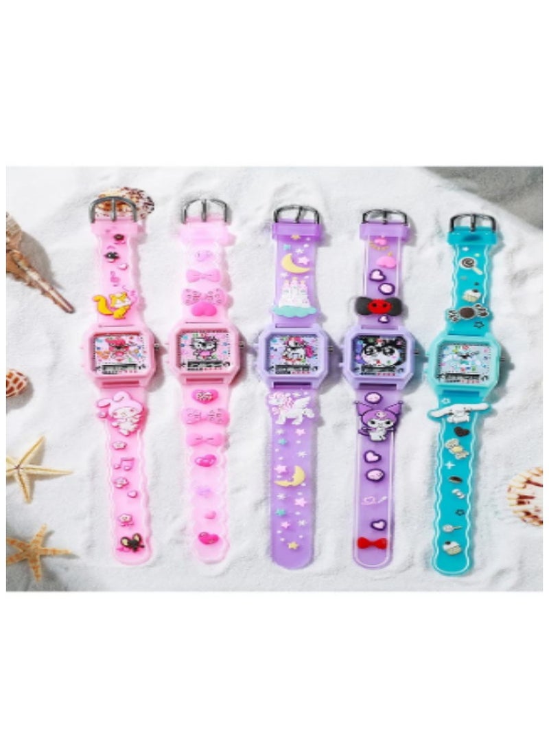 Kuromi Cartoon Digital Watch