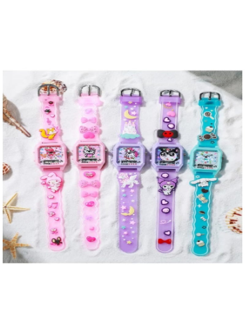 Kuromi Cartoon Digital Watch