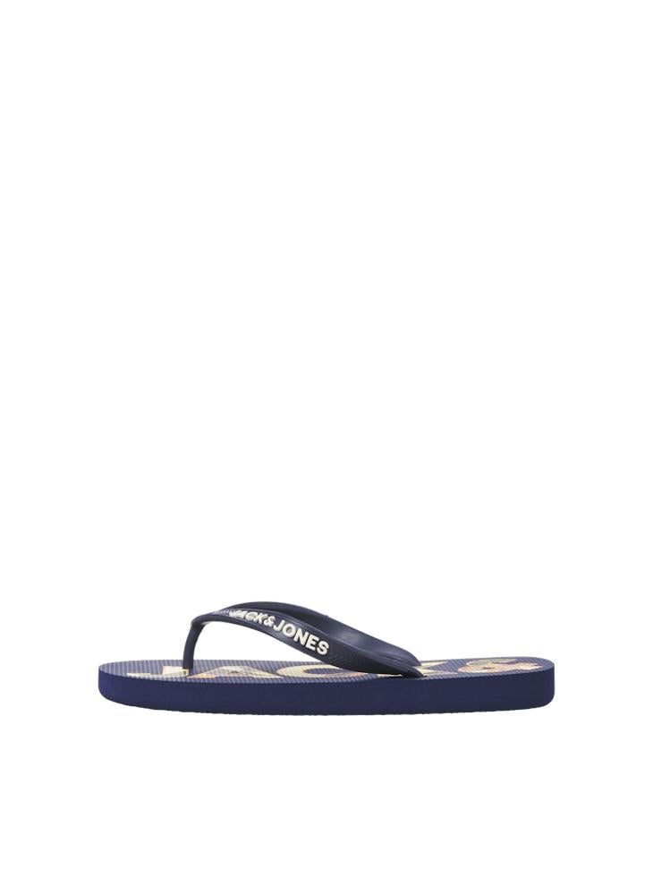 JFWLOGO PALM PRINT FLIP FLOP JNR