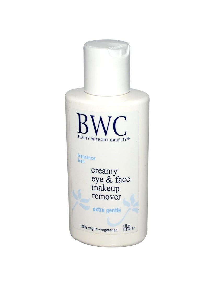 Beauty Without Cruelty Eye Makeup Remover Creamy 4 Oz
