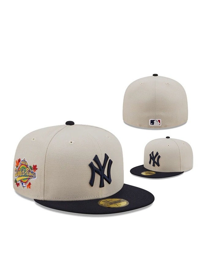 NEW ERA 3D Embroidered Fitted Baseball Team Cap with Closed Back for Sun Protection