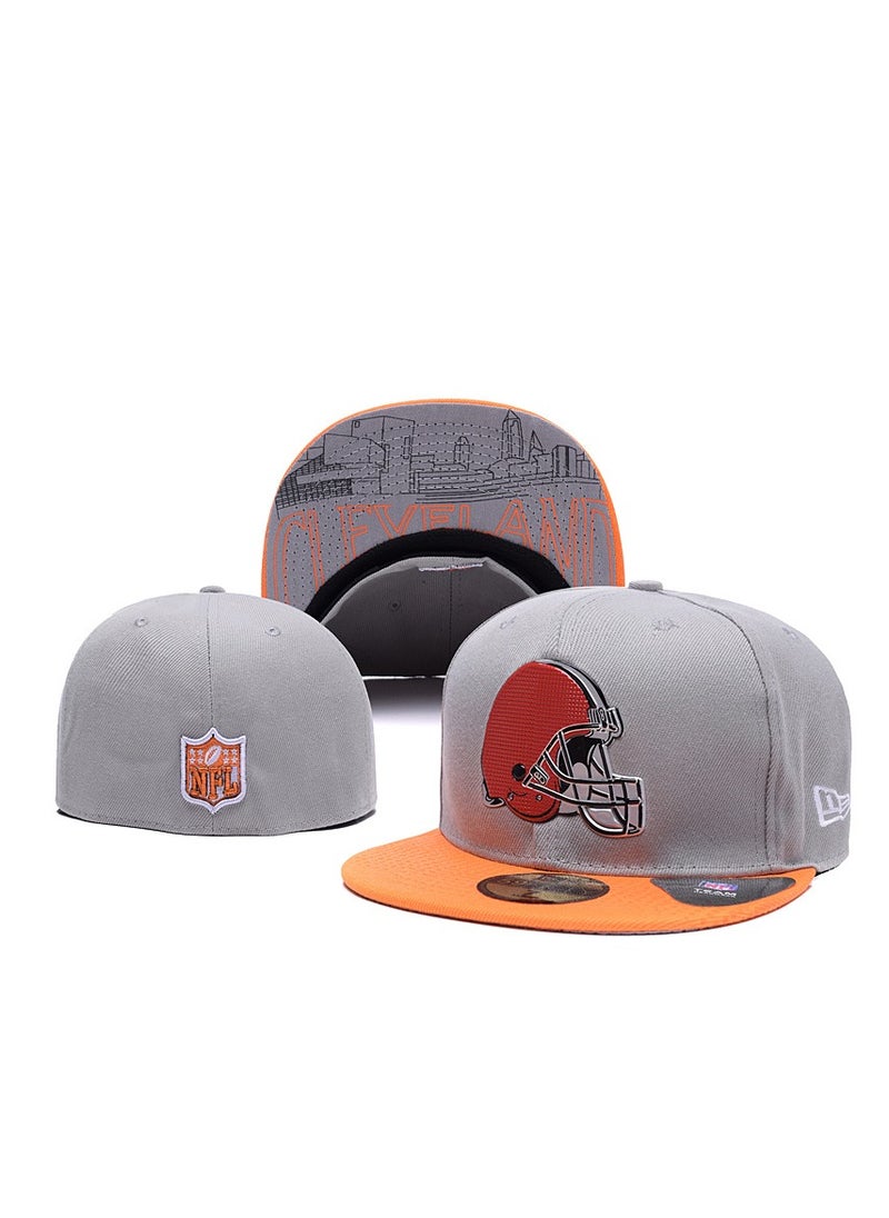 NEW ERA 3D Embroidered Fitted Baseball Team Cap with Closed Back for Sun Protection-59.6CM
