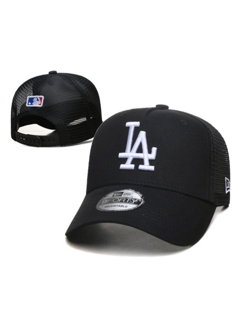 League Essential LA Dodgers Cap Black/White