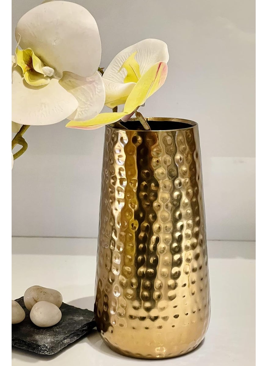 Urban Born Metal Flower vase for Home Decor and Living Room Vintage Decor Antique Decor for Home dcor Gold