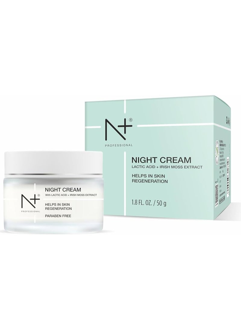 NIGHT CREAM LATIC ACID +IRISH MOSS EXTRACT 50GM