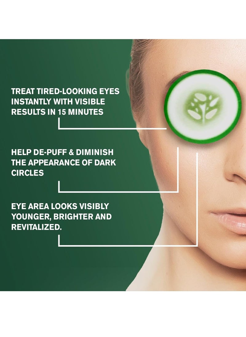 Fran Wilson Nourish My Eyes Eye Pads - Soothe Tired Eyes, Reduce Puffiness & Dark Circles, hydrates the skin around the eyes - 36 Count - Cooling & Refreshing, Instantly (Cucumber)