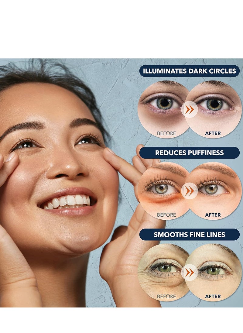 Purederm Deluxe Collagen Eye Mask Collagen Pads For Women 4 Pack Of 30 Sheets/Natural Eye Patches With Anti-aging and Wrinkle Care Properties/Help Reduce Dark Circles and Puffiness