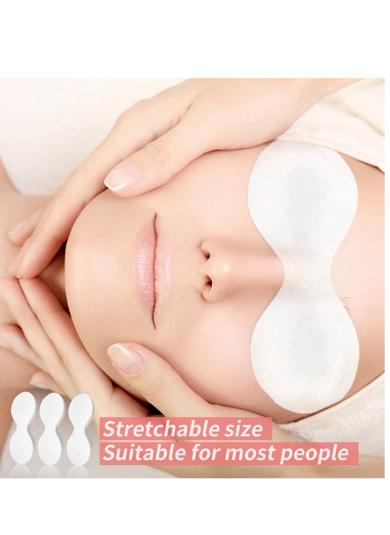MoyRetty 300 Sheets Disposable Eye Mask-Non Woven Eye Care Cotton, Facial Eye Covers Skincare Spa Paper, Cosmetic Facial Paper Sheet Eye Nose Face Pads for Home Salon Beauty Tools