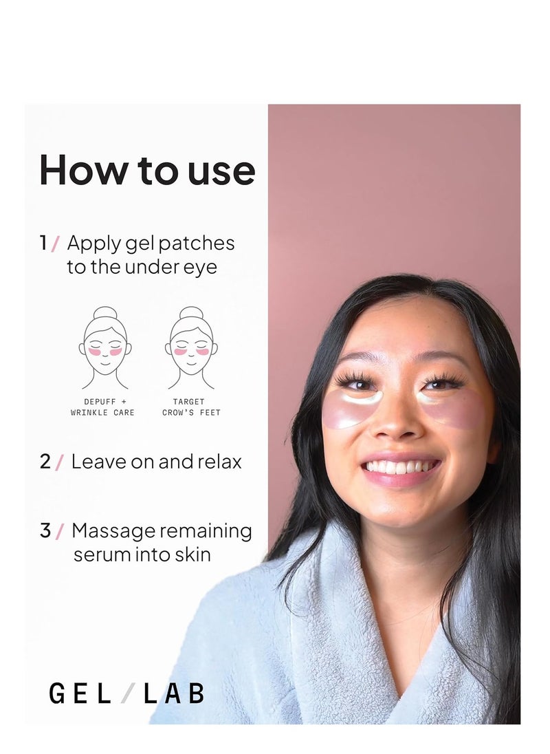 RENEW Collagen & Retinol Under Eye Gel Patches – Korean Hydrating Eye Mask for Fine Lines, Wrinkles, Firming, and Brightening Skin – 60 Gel Eye Patches