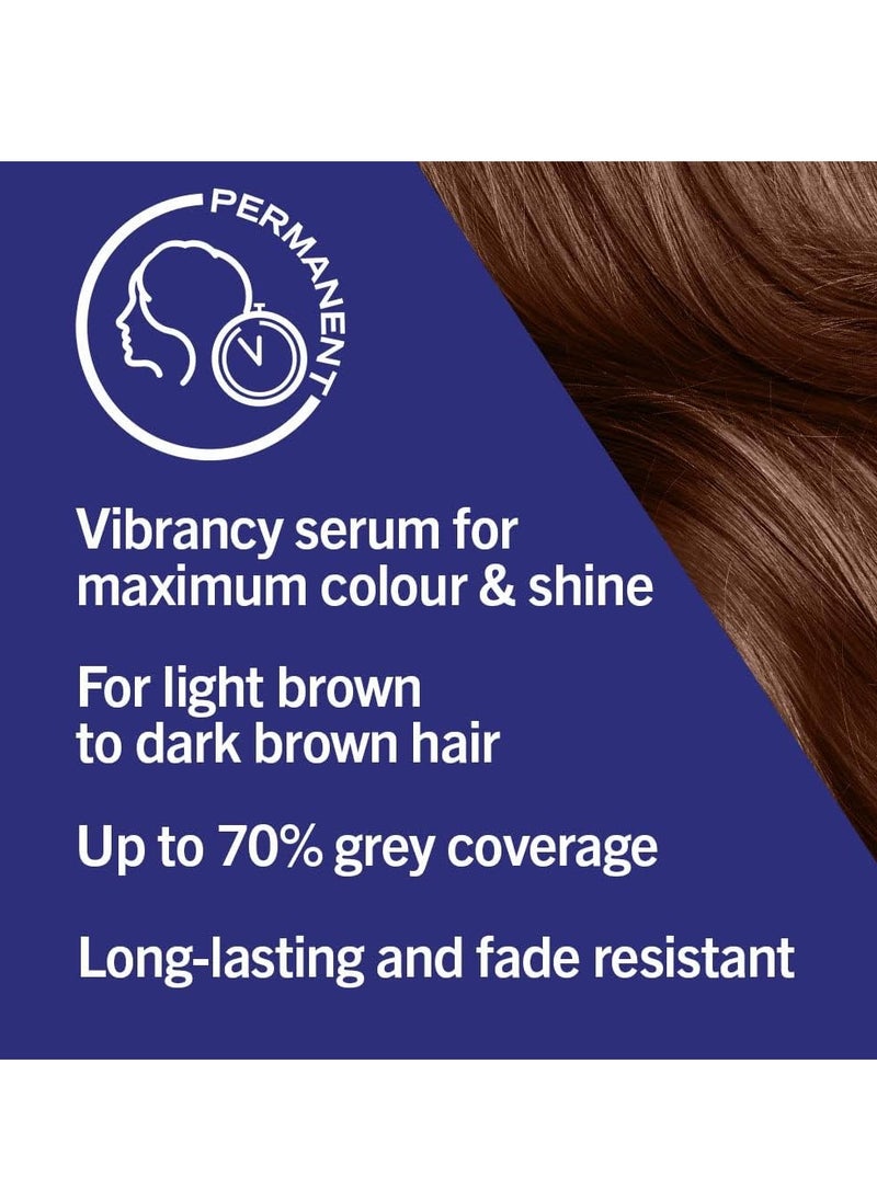 LIVE Intense Colour Long Lasting Permanent Brown Hair Dye With Built In Vibrancy Serum Up To 70 percent Grey Coverage Urban Brown 088