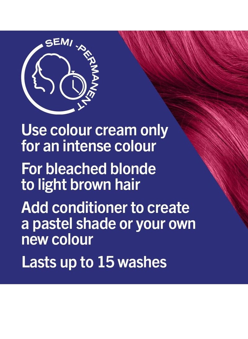 LIVE RASPBERRY REBEL 91 Semi ermanent hair dye