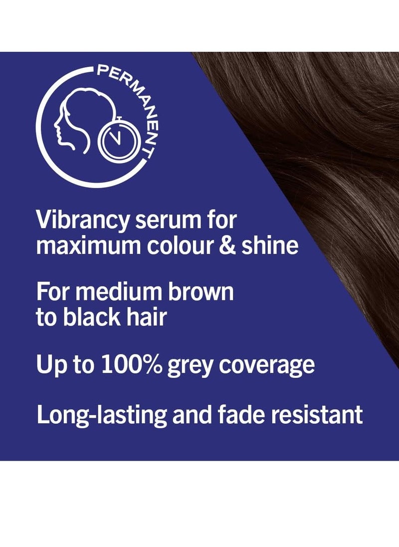 LIVE Intense Colour Long Lasting Permanent Brown Hair Dye With Built In Vibrancy Serum Up To 100 percent Grey Coverage Bitter Sweet Chocolate 089