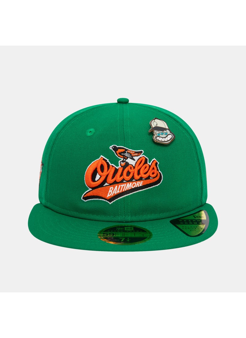 Men's MLB Baltimore Orioles Coop Pin 59FIFTY Cap