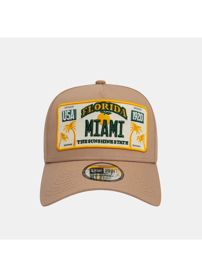 Men's Miami License Plate Trucker Cap