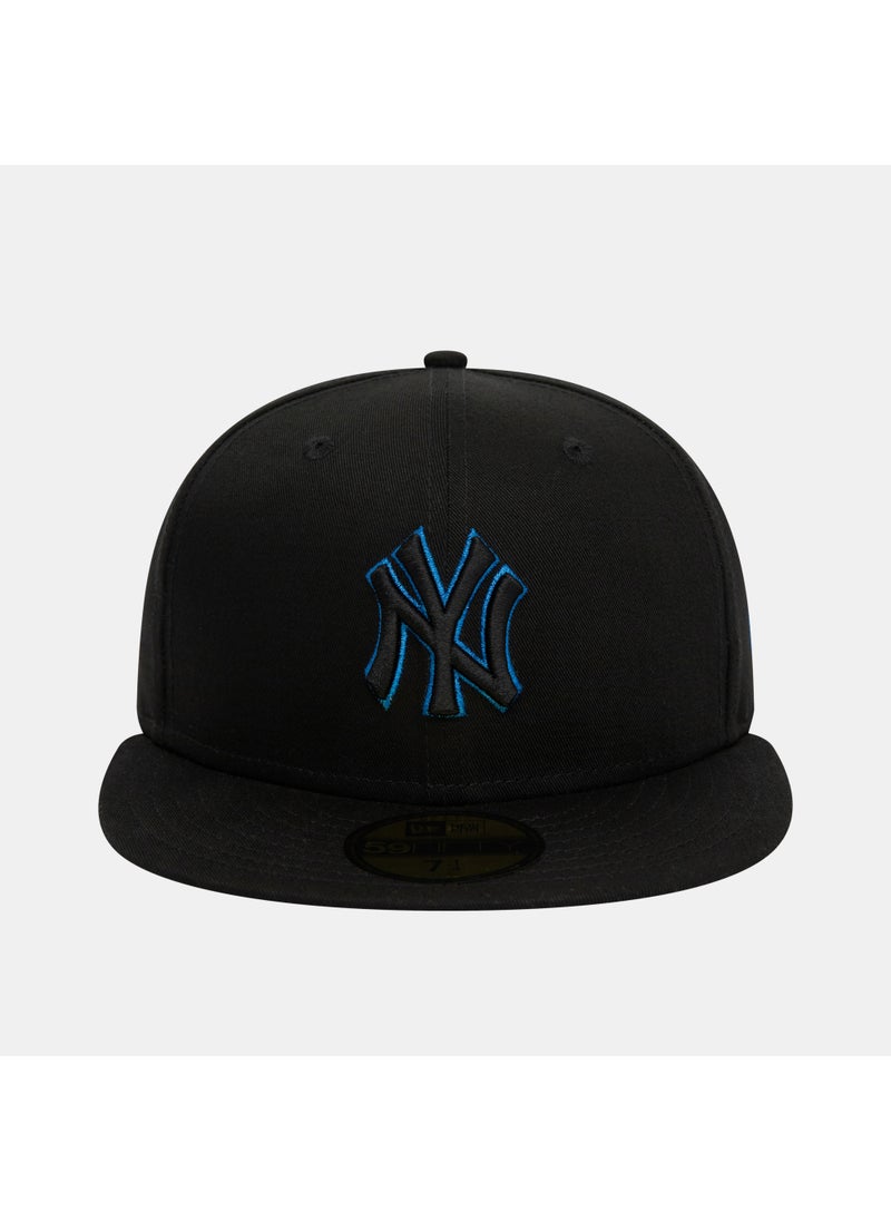 Men's MLB New York Yankees Metallic Outline 59FIFTY Cap